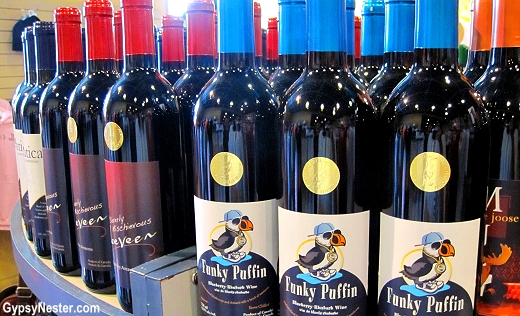 Funky Puffin and Moose Joose are offerings at Auk Island Winery in Twillingate, Newfoundland