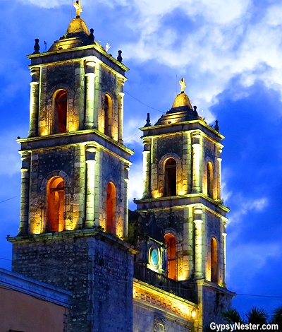 Cathedral of San Servacio o Gervasio in Villadolid, Mexico