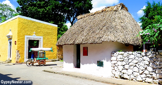 A historic Mayan home in Valladolid, Mexico
