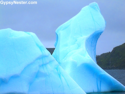 Icebergs at the northern tip of Newfoundland
