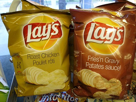 Roast Chicken and Fries'n Gravy Potato Chips