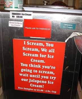 Tabasco Ice Cream