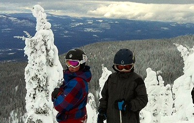 Snow ghosts on Big Mountain in Whitefish Montana!