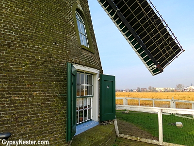Windmill in Kinderdijk, Holland, The Netherlands