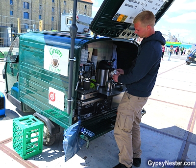 Coffee truck in Copenhagen, Denmark