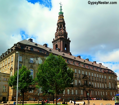 The Christianborg Palace in Copenhagen, Denmark