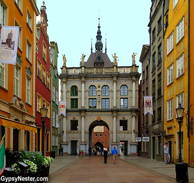 The Golden Gate of Gdansk, Poland