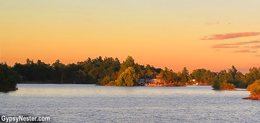 Sunset in the 1000 Islands