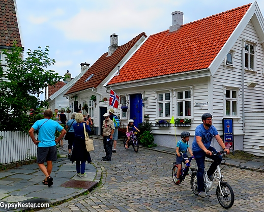 Entering Old Town, Gamle Stavanger, Norway