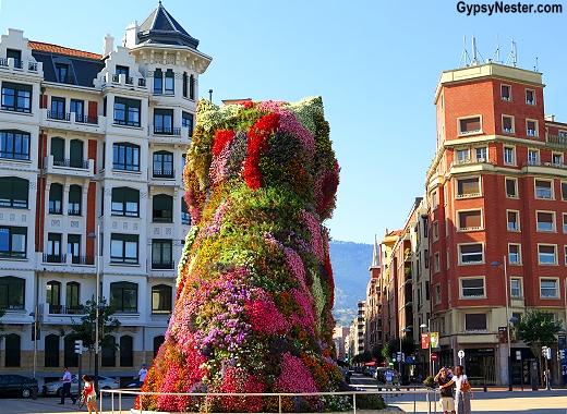The Flower Puppy of Bilboa, Spain