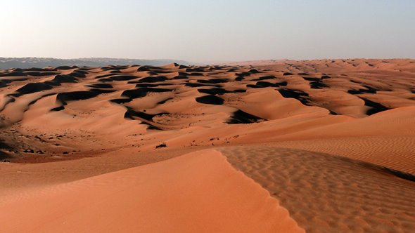 Sand dunes in Oman